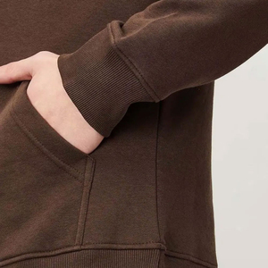 2025 nouveaux hommes de haute qualité coton surdimensionné à capuche fermeture éclair Streetwear brodé techniques solide confortable pour l'hiver - Product Image 6