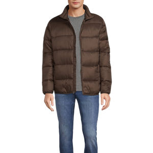 Parkas pour hommes rembourrés avec logo personnalisé veste matelassée d'hiver pour l'extérieur vestes à capuche imperméables pour hommes - Product Image 2