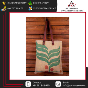 Sacs fourre-tout en toile de coton imprimés sur mesure, de qualité supérieure et très demandés, pour le transport d'épicerie, provenant d'un exportateur indien. - Product Image 6