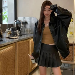 แจ็กเก็ตหนังแกะแท้สำหรับผู้ชาย, แจ็คเก็ตหนังแกะแท้คอปกพับลงอเนกประสงค์แฟชั่นฤดูหนาวใหม่ - Product Image 2