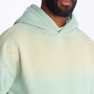 Sudadera con Capucha de Alta Calidad con Degradado de Color, Impresión de Moda Urbana, Transpirable, para Invierno, Venta al por Mayor, Logotipo Personalizado para Hombre 2026 - Product Image 5