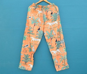 Ensemble de pyjamas en pur coton vêtements de nuit doux avec bretelles spaghetti bleu dentelle PJ's pour l'été pour demoiselles d'honneur se prélasser motif anime - Product Image 3