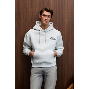 Sweat-shirt à capuche pour homme GRIMELANGE PASCAL avec poche kangourou imprimée devant et derrière, coupe classique - Product Image 3