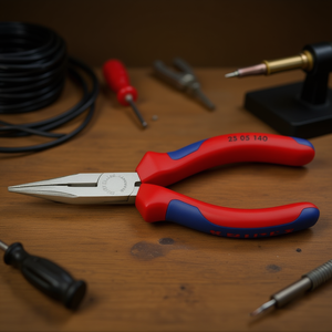 Pince coupante latérale à bec effilé Knipex avec poignées multi-composants et manches chromés - Product Image 3