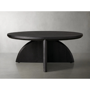 Mesa de centro moderna de alta gama, Material de madera maciza, acabado de Color negro para muebles de hogar - Product Image 1