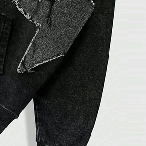 New Men Acid Wash Embroidery Patch logo Vintage Heavyweight Cotton 400 Gsm <b>Oversized</b> Boxy Sun Fade Wash <b>Hoodie</b> - Product Image 3