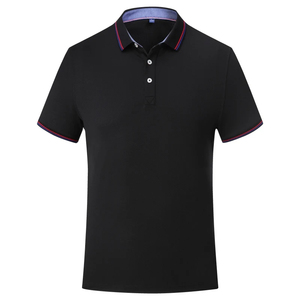 Vente en gros T-shirts brodés T-shirt polo Vêtements de golf Logo personnalisé Chemise polo pour hommes T-shirt 100% coton - Product Image 1