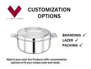 Vente chaude Fusion 3.5LTR Grande marmite en acier inoxydable pour aliments Design classique Couvercle à couvercle Marmite pour soupe Ragoût Vente en gros - Product Image 3