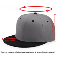Haute qualité XXL/XL grande taille 64cm casquette de planche à roulettes femmes ajusté Baseball Snapback casquette 60cm plaine Football chapeau pour hommes femmes