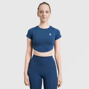 Align Fitness Crop <b>Top</b> in Teal - Product Image 1
