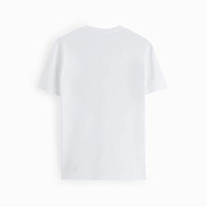 เสื้อยืดโอเวอร์ไซส์ทรงใหญ่พิเศษ ผ้าหนา แบบวินเทจ คอกลม สีขาวล้วน แขนสั้น - Product Image 5