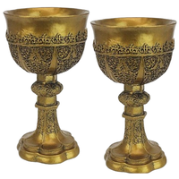 Uvas Personalizadas de Gran Calidad, Diseño Grabado en Color Vintage Sostenible, Estilo Moderno I.K. Diseños de Cáliz para Iglesia