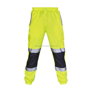Reflective Safety <b>Pants</b> Work Safety wear High Visibility Nocturnal Outdoor Construction Worker Night Shift Running - Product Image 1