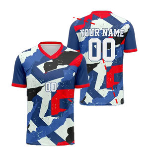 เสื้อฟุตบอลแฟชั่นใหม่ ใส่สบาย ราคาขายส่ง มีทุกขนาด แขนสั้น ชุดกีฬา รับออกแบบเสื้อฟุตบอลตามสั่ง - Product Image 5