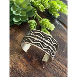 Jerold Tahe Sterling <b>Silver</b> Fashion <b>Cuff</b> <b>Bracelet</b> - Product Image 3