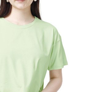 เสื้อยืดครอปสำหรับผู้หญิงเสื้อครอปทันสมัยออกแบบโลโก้ได้ตามต้องการสำหรับฤดูร้อน - Product Image 6