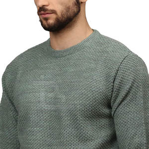 Nouveaux chandails respirant pull décontracté hommes col rond style décontracté pull pull pour hommes - Product Image 5