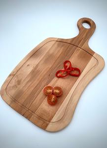 Planche à découper en bois classique pour la cuisine traditionnelle, ustensiles de cuisine, forme rectangulaire, épaisseur 1,5 cm, passe au lave-vaisselle, équilibrée - Product Image 6