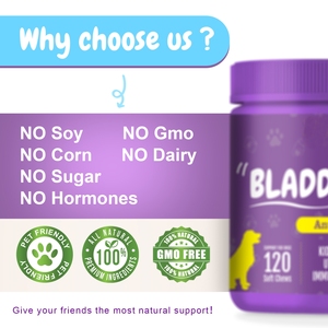 Wanzibei, mordeduras de vejiga, masticables suaves <span class=keywords><strong>para</strong></span> el control de la vejiga del perro, soporte de arándanos, comida saludable, golosinas, prevención urinaria renal - Product Image 2