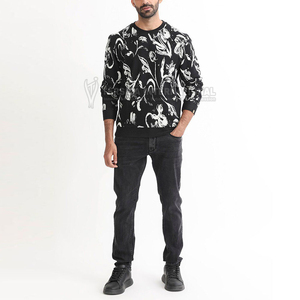 เสื้อสเวตเชิ้ตคอกลมผู้ชายแฟชั่นสตรีทแวร์ ผ้าฝ้ายทรงโอเวอร์ไซส์ เสื้อสเวตเชิ้ตผ้าเฟรนช์เทอร์รี่ราคาถูก - Product Image 5