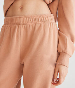 Pantalons de survêtement pour femmes en coton de haute qualité, coupe ample, hiver, avec logo brodé personnalisé, respirant, taille élastique, jambes larges, décontractés - Product Image 6