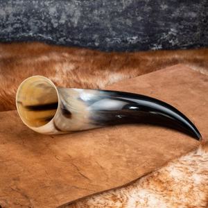 Mug Viking en corne de buffle imperméable artisanal, personnalisable, corne à boire sculptée naturellement pour la bière, cadeau d'affaires, artisanat naturel - Product Image 6