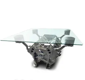 Table design de style industriel spécial Table basse pour moteur de voiture Table basse pour moteur