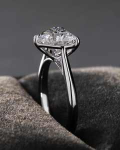 Ready to Ship S925 Sterling Silver VVS 1CT Heart Cut <b>Moissanite</b> <b>Ring</b> Suitable for Women Proposal Engagement Wedding Band - Product Image 4