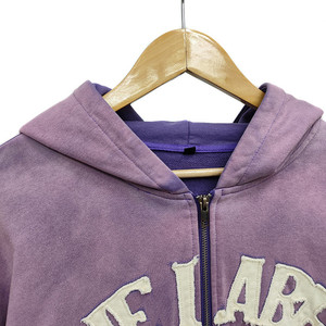 เสื้อมีฮู้ดปักลายล้างกรดแบบวินเทจเสื้อมีฮู้ดทรงโอเวอร์ไซส์ - Product Image 2