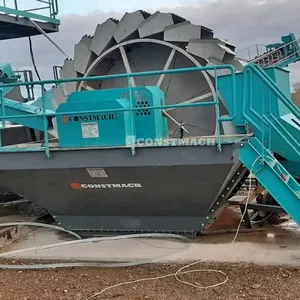 Second Hand Sand Washing Machine USED Sand Wash Plant 6.5 Tonnes CONSTMACH 10 Years AC Motor 2 Years 3 Years 2*2*1.5 Meters 100