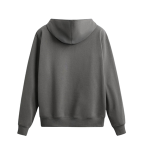 Sudadera con Capucha Gris Oscuro Unisex, Sudadera con Capucha de Felpa de Algodón Premium, Ropa de Calle Informal de Invierno, Lisa, Proveedor Mayorista - Product Image 2