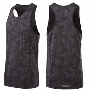 Camiseta sin mangas deportiva para hombre de talla grande al por mayor, chaleco musculoso de algodón transpirable, diseño de punto informal, estampado de sublimación para Fitness - Product Image 4