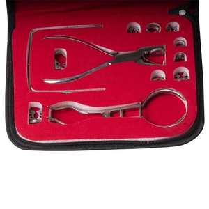 Ensemble de poinçons manuels en acier inoxydable pour barrage dentaire en caoutchouc, outil de barrière orale en caoutchouc, réutilisable, certifié MOL - Product Image 5