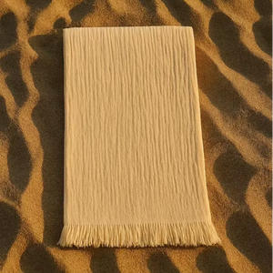 Toalla de Baño Pestemal 100% Algodón Muselina, Secado Rápido, Ligera, 100x200cm, Diseño Tejido de Color Sólido para Spa, Gimnasio, Playa - Product Image 1