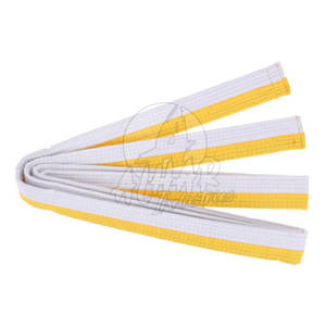 Orden a granel Cinturones BJJ personalizables Etiqueta de material de alta calidad Color Stitch Count Cinturones BJJ Venta en línea - Product Image 2