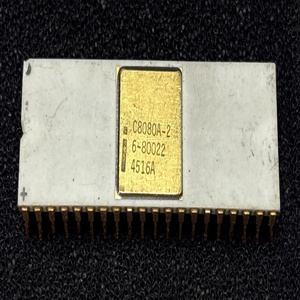 Microprocesador Intel C8080A-2 RARE, pines dorados y tapa de cerámica blanca, 40 DIP, 1977 - Product Image 5