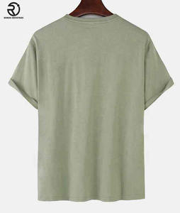 Camiseta personalizada para hombre con cuello redondo, Media manga, bloque de Color, dos tonos, camiseta estampada, Camiseta deportiva de verano para hombre - Product Image 5