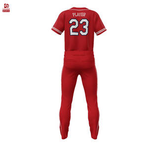 Nouvelle conception, faible MOQ, uniforme de softball 100 % polyester, séchage rapide, léger, respirant, vêtements de sport d'extérieur, en vente - Product Image 4