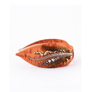 แถบคาดศีรษะผ้าคอตตอนปักลายดอกไม้แบบพิเศษ - Product Image 3