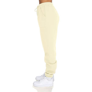 Pantalon de survêtement athlétique pour femmes de qualité supérieure pantalon de survêtement d'entraînement maigre personnalisé 100% coton Sexy ajusté devant plat conception de vente chaude - Product Image 3