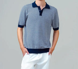 Camisetas de Manga Corta Casuales y Elegantes para Hombre, de Algodón y Poliéster, Tejido de Punto, Ecológicas, Transpirables, de Secado Rápido, con Colores y Logotipo Personalizables - Product Image 1