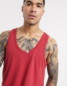 Vente en gros hommes plaine débardeurs personnalisés sans manches respirant entraînement gym gilet entraînement athlétique fitness décontracté vêtements d'été - Product Image 2