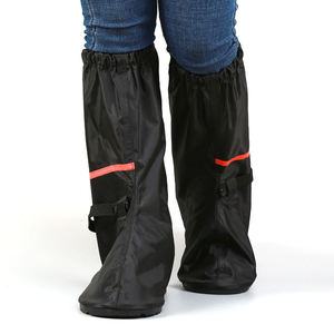 Cubiertas impermeables para botas con correa ajustable, diseño reutilizable, suela antideslizante, protección de zapatos fácil de llevar para clima húmedo - Product Image 4