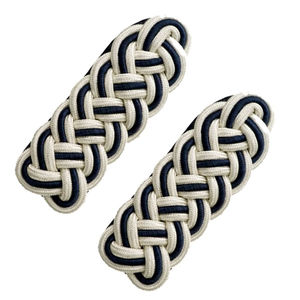 Épaulettes professionnelles, cordons, cordon de serrage, accessoires de cérémonie personnalisés de haute qualité, style ethnique, 3 brins - Product Image 3