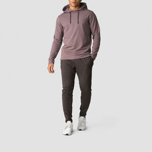 Sweats à capuche d'hiver pour hommes respirants à séchage rapide à bas prix meilleure vente de sweats à capuche thermiques pour hommes vierges unis de qualité supérieure - Product Image 2