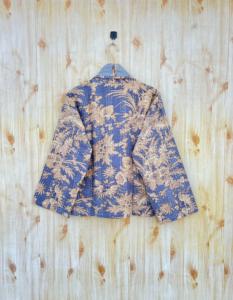 แจ็คเก็ตผ้าฝ้ายบุนวมวินเทจของผู้หญิงคอลเลคชั่นใหม่เสื้อโค้ทฤดูใบไม้ร่วงแบบกลับด้านได้มีกระดุมขนาดพิเศษสำหรับวัยรุ่น - Product Image 5