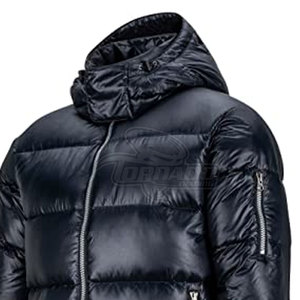 Doudoune à capuche pour homme, manteau à bulles, personnalisé, collection hiver 2023 - Product Image 4