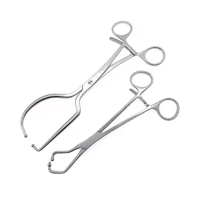 Hot <b>Sale</b> Manual <b>Plate</b> Locking Half Ring Forceps Ball Tips Stainless Steel Orthopedic Instrument ISO CE Approved Lightweight - Product Image 3