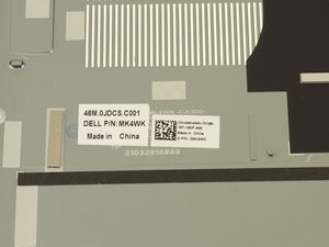 แล็ปท็อปใหม่สำหรับ Dell Precision 5760 LCD ฝาครอบด้านหลังสีเทา MK4WK 0MK4WK - Product Image 3