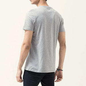 Venta al por mayor personalizado peso pesado 250gsm camiseta impresa 100% algodón hombres personalizados cuello redondo impreso microfibra camiseta - Product Image 5